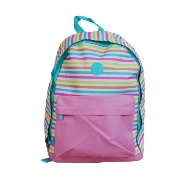 Mochila-poliester-enjoy-listra-colorida-BRW- cod 725
